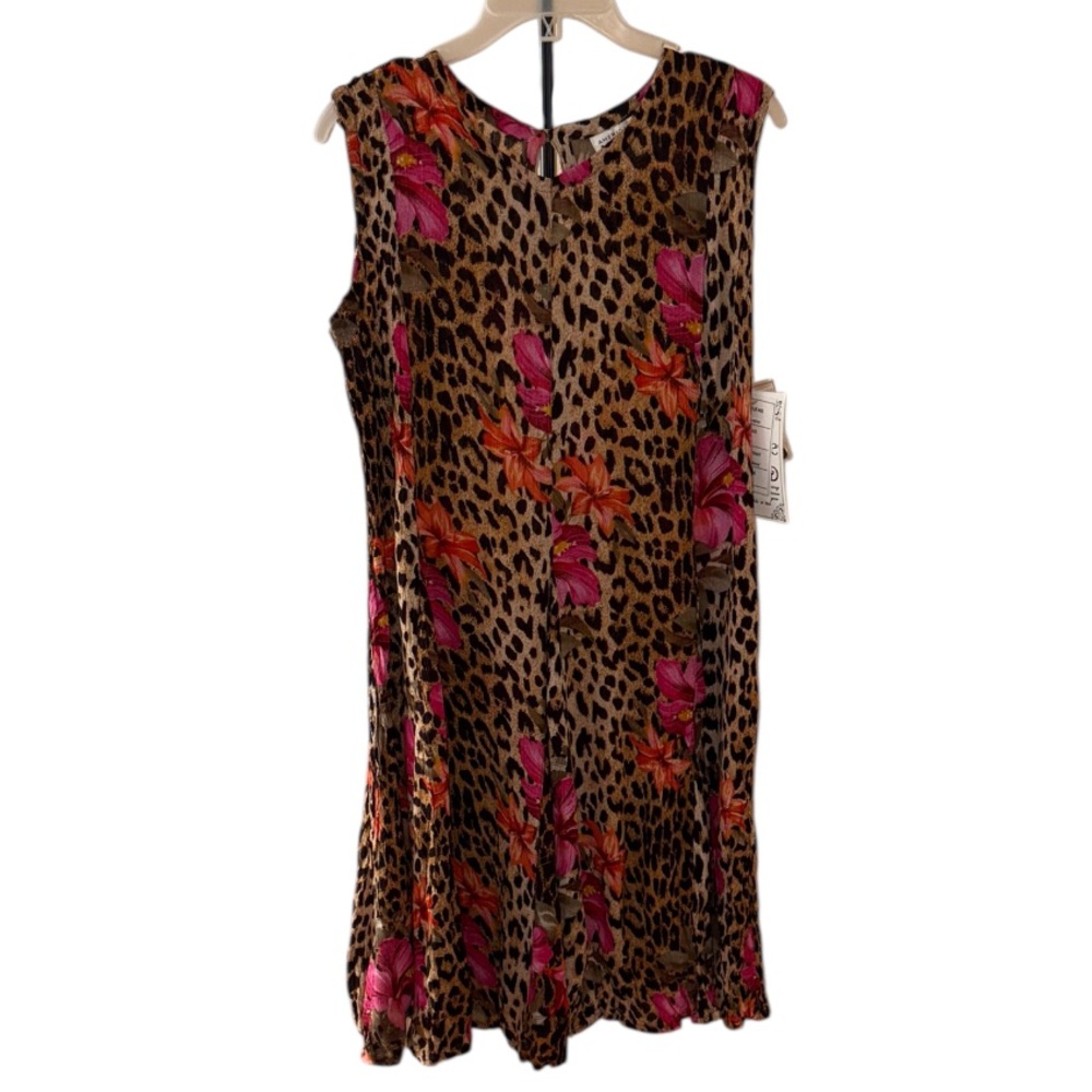 American Angel Cheetah & Floral Print Dress